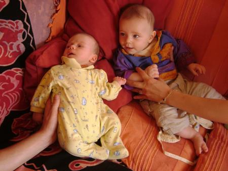 Aelig et son pote Milovan...